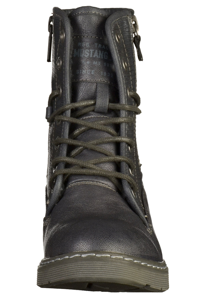 Mustang Stiefelette Lederimitat Navy - surf4shoes