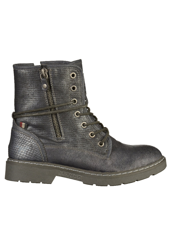 Mustang Stiefelette Lederimitat Navy - surf4shoes