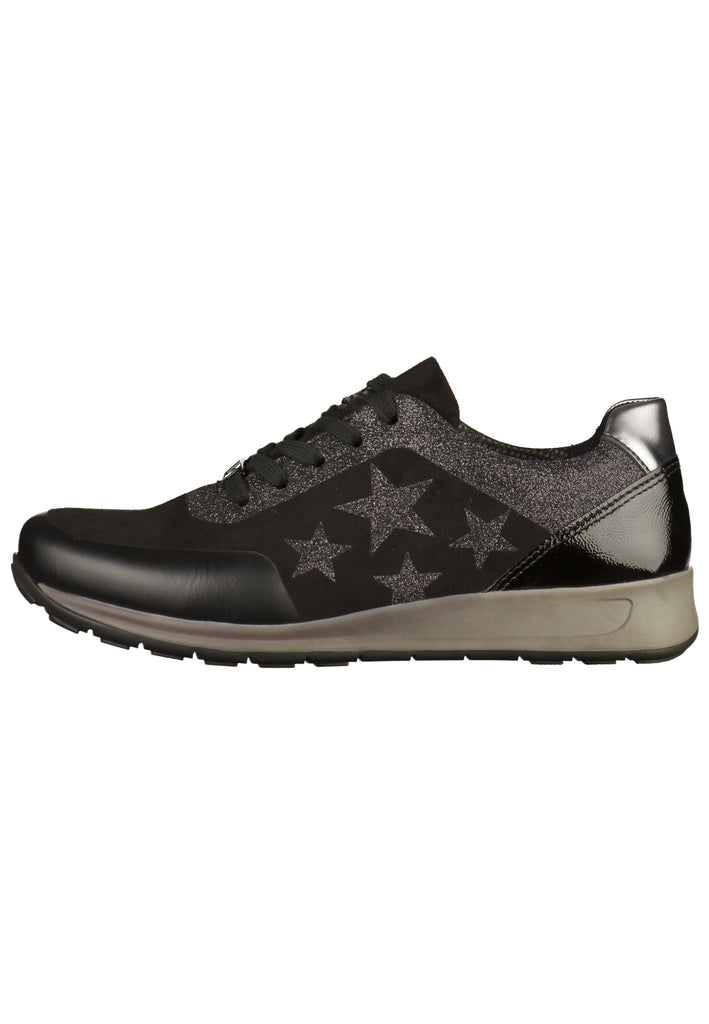 ara Sneaker Lederimitat Schwarz - surf4shoes
