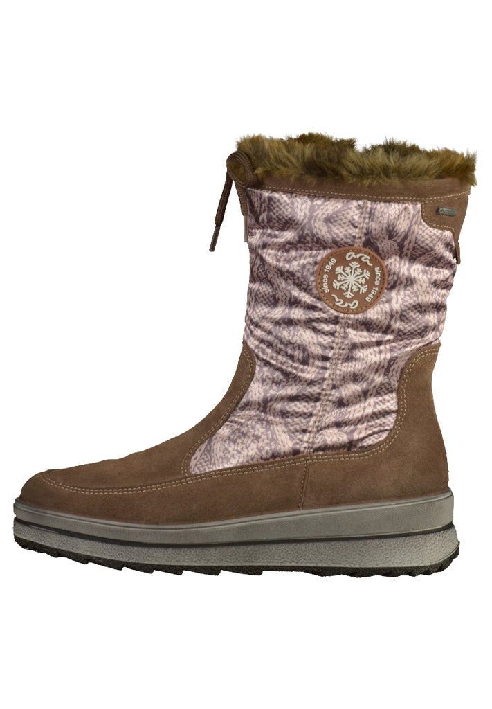 ara Stiefelette Veloursleder Braun - surf4shoes