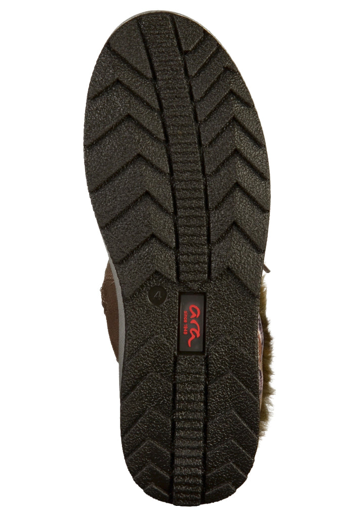 ara Stiefelette Veloursleder Braun - surf4shoes