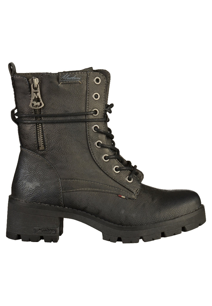 Mustang Stiefelette Lederimitat Navy - surf4shoes