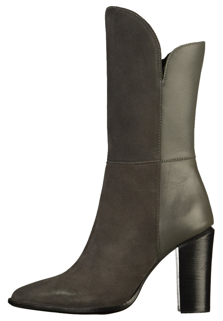 Bronx Stiefel Leder Dunkelgrau - surf4shoes