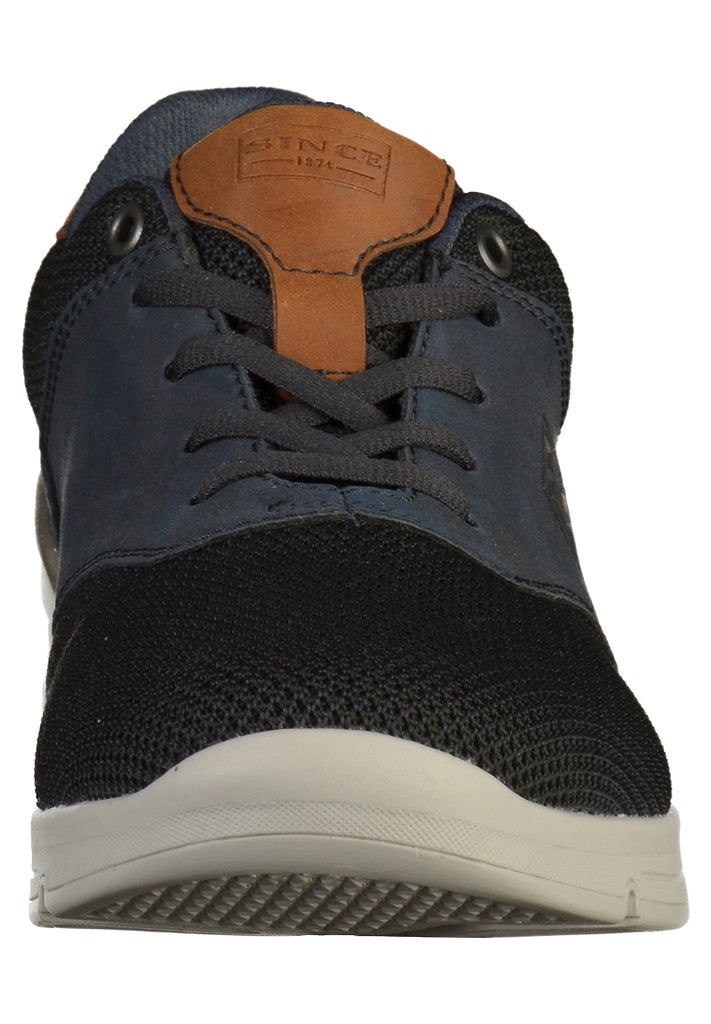 Rieker Sneaker Lederimitat Schwarz - surf4shoes