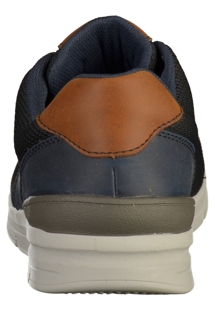 Rieker Sneaker Lederimitat Schwarz - surf4shoes