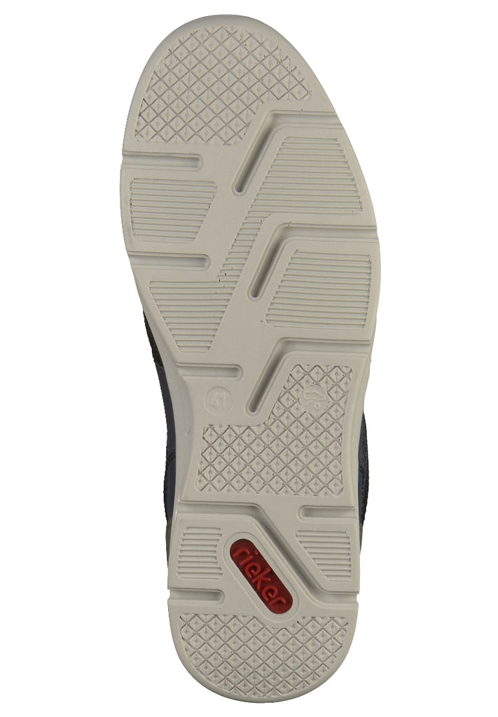 Rieker Sneaker Lederimitat Schwarz - surf4shoes