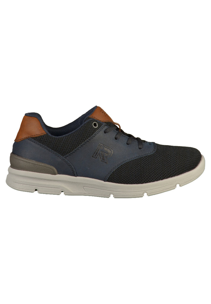Rieker Sneaker Lederimitat Schwarz - surf4shoes