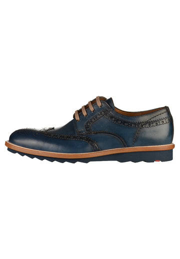 Lloyd Halbschuhe Leder Blau - surf4shoes