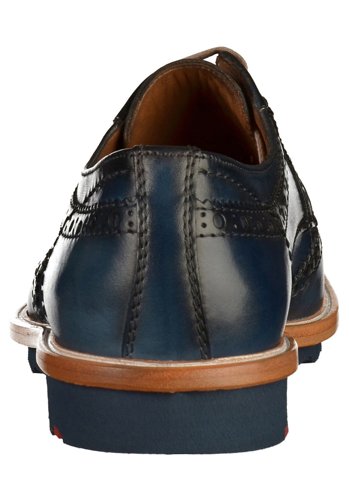 Lloyd Halbschuhe Leder Blau - surf4shoes