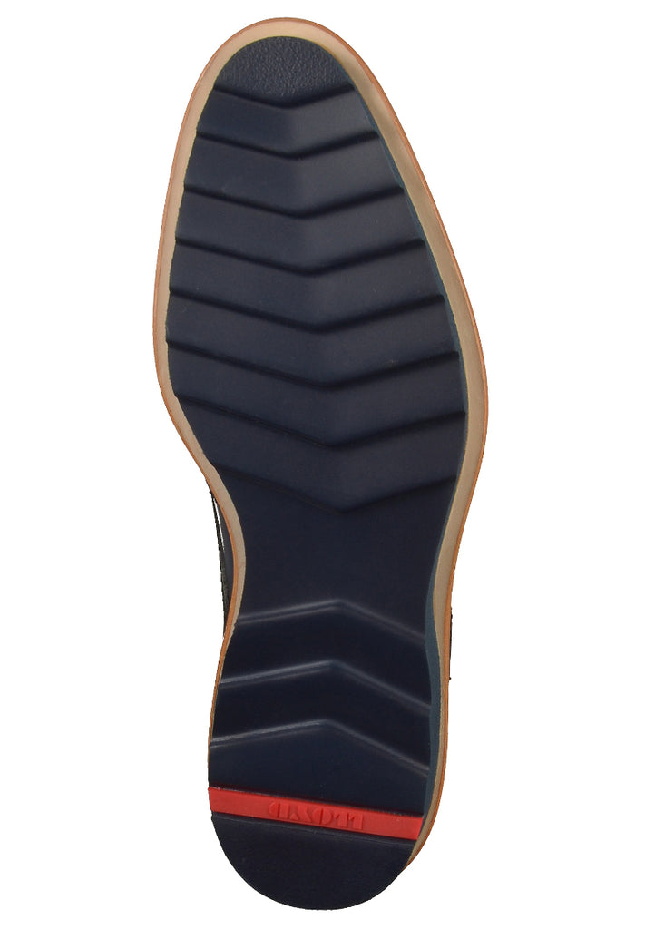 Lloyd Halbschuhe Leder Blau - surf4shoes