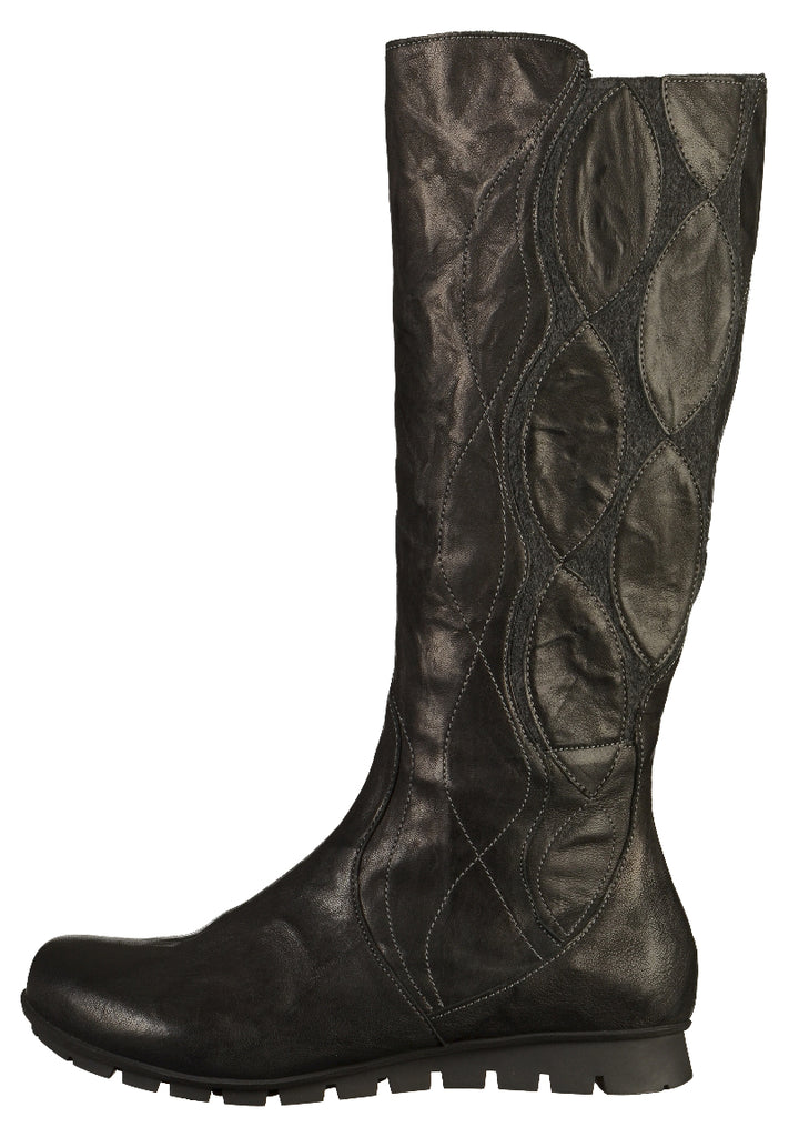 Think! Stiefel Leder Schwarz - surf4shoes