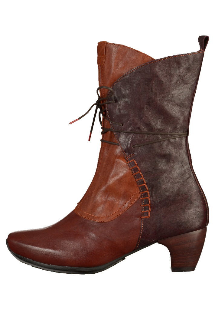 Think! Stiefel Leder Rot - surf4shoes