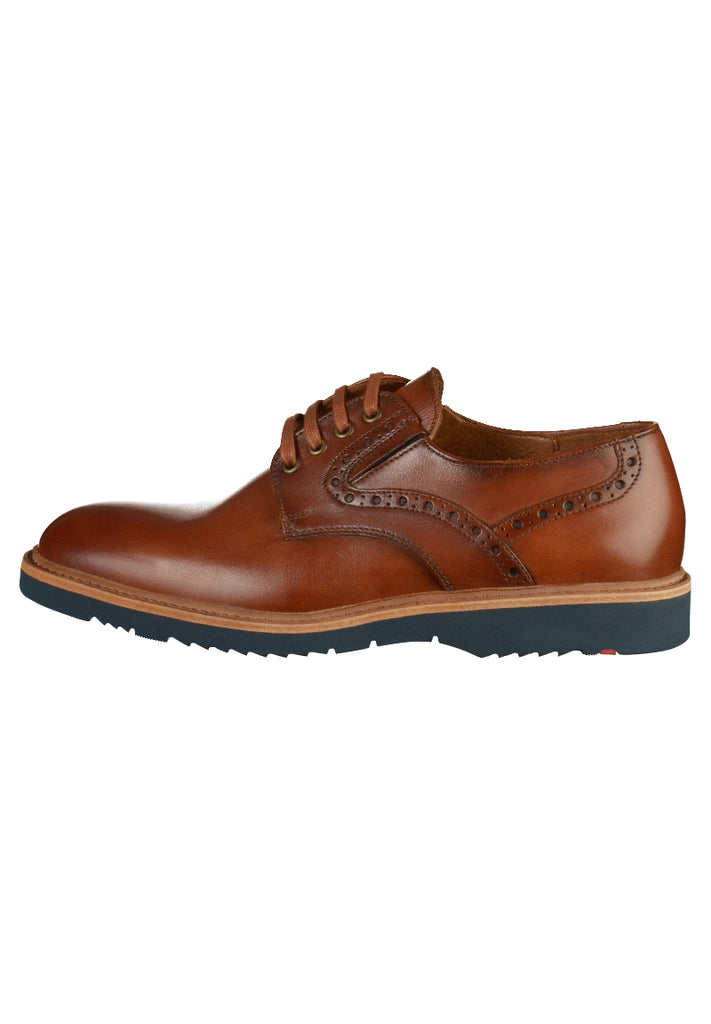 Lloyd Halbschuhe Leder Cognac - surf4shoes