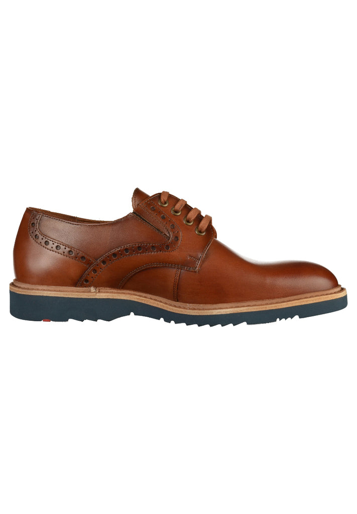 Lloyd Halbschuhe Leder Cognac - surf4shoes