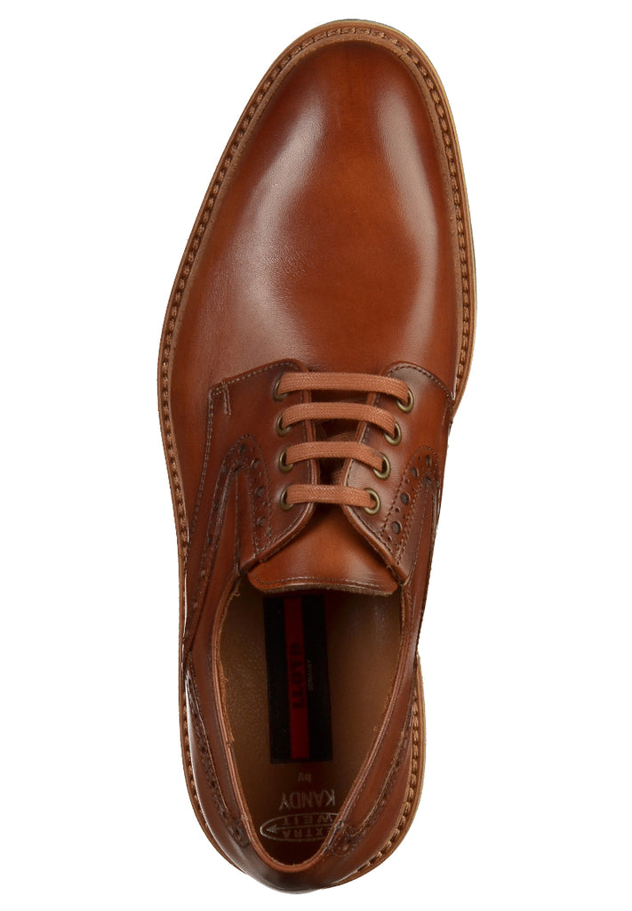 Lloyd Halbschuhe Leder Cognac - surf4shoes