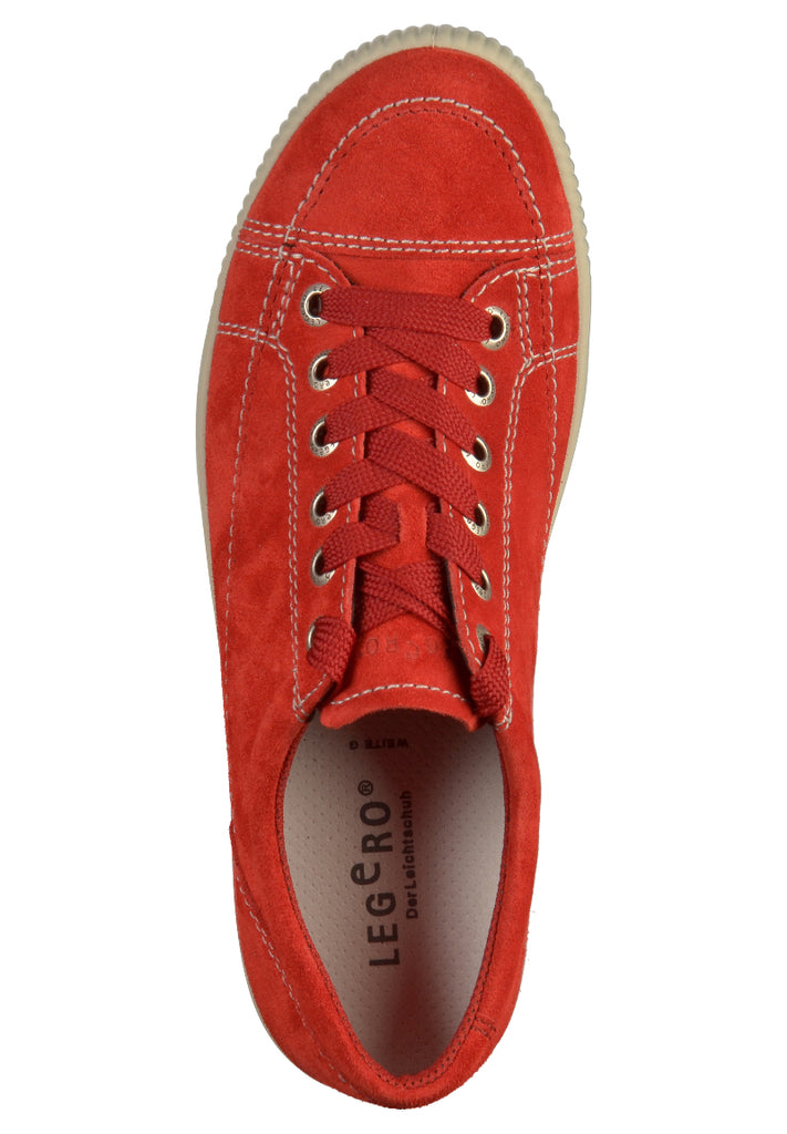Legero Sneaker Veloursleder Rot - surf4shoes