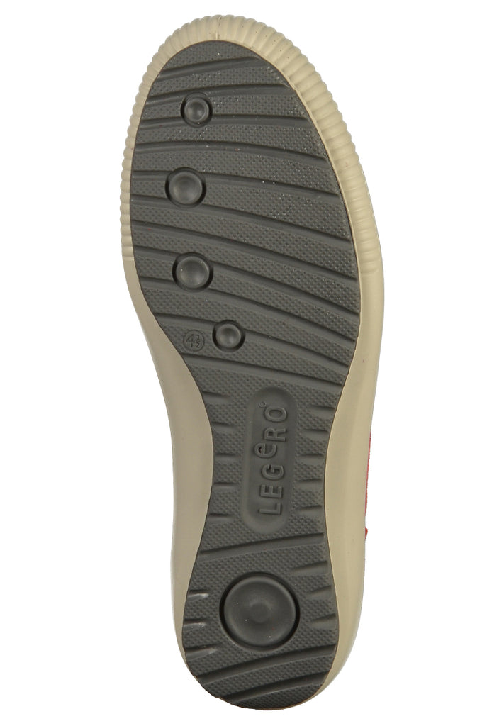 Legero Sneaker Veloursleder Rot - surf4shoes