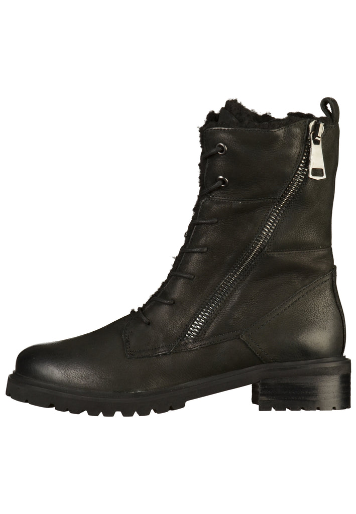 SPM Stiefelette Leder Schwarz - surf4shoes