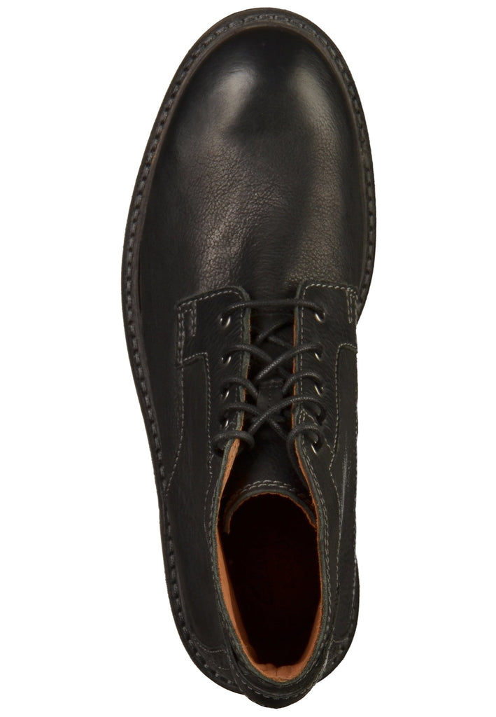 Clarks Stiefelette Leder Schwarz - surf4shoes