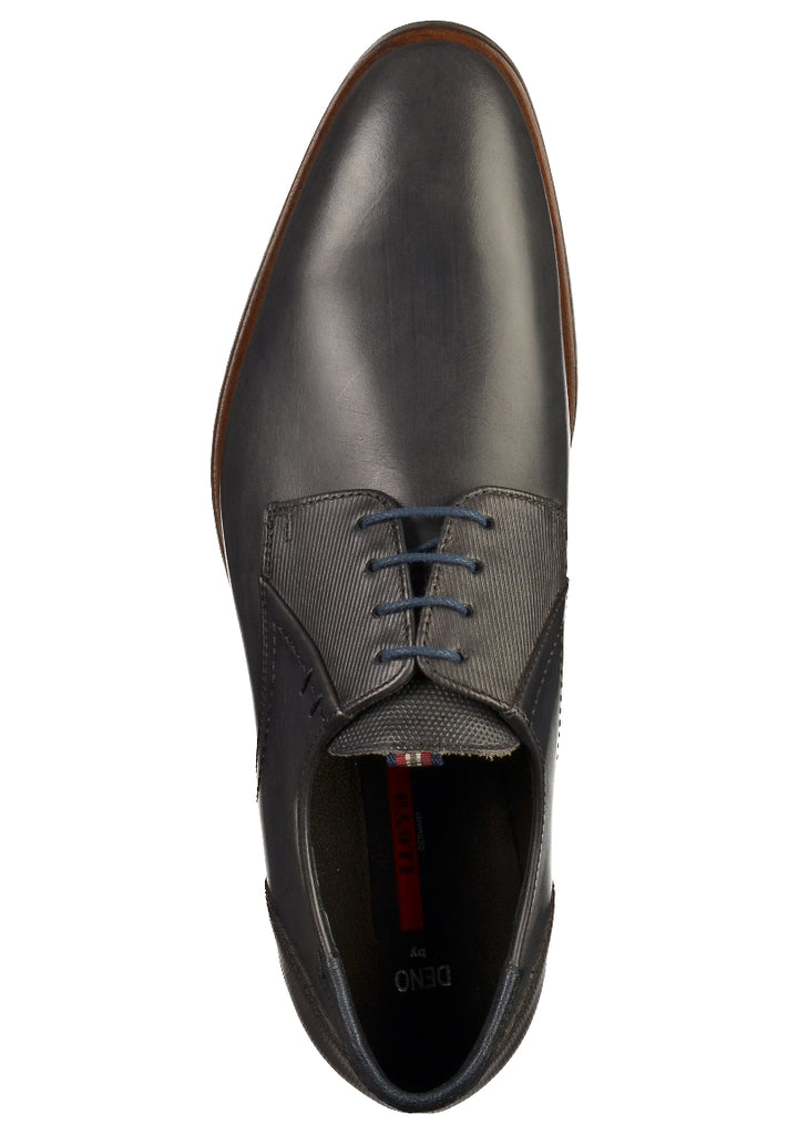 Lloyd Businessschuhe Leder Grau/Blau - surf4shoes