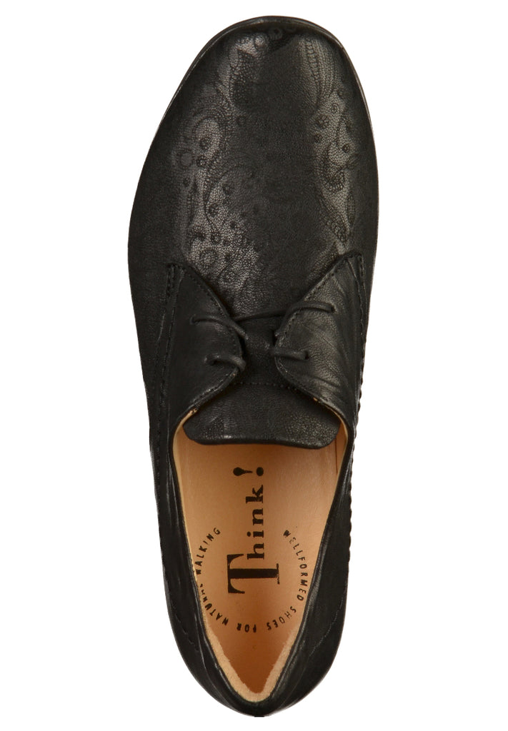 Think! Halbschuhe Leder Schwarz - surf4shoes