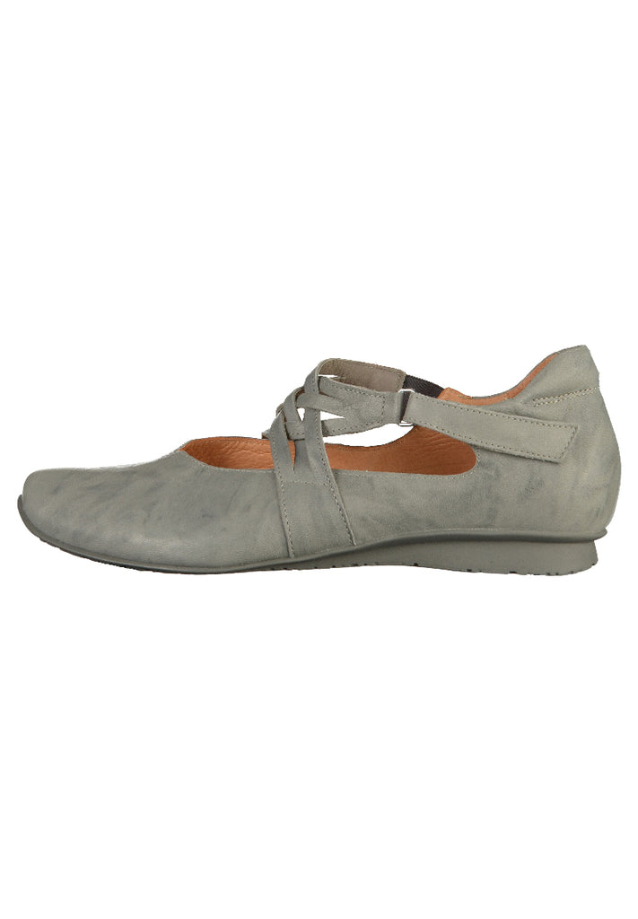 Think! Ballerinas Leder Grau - surf4shoes