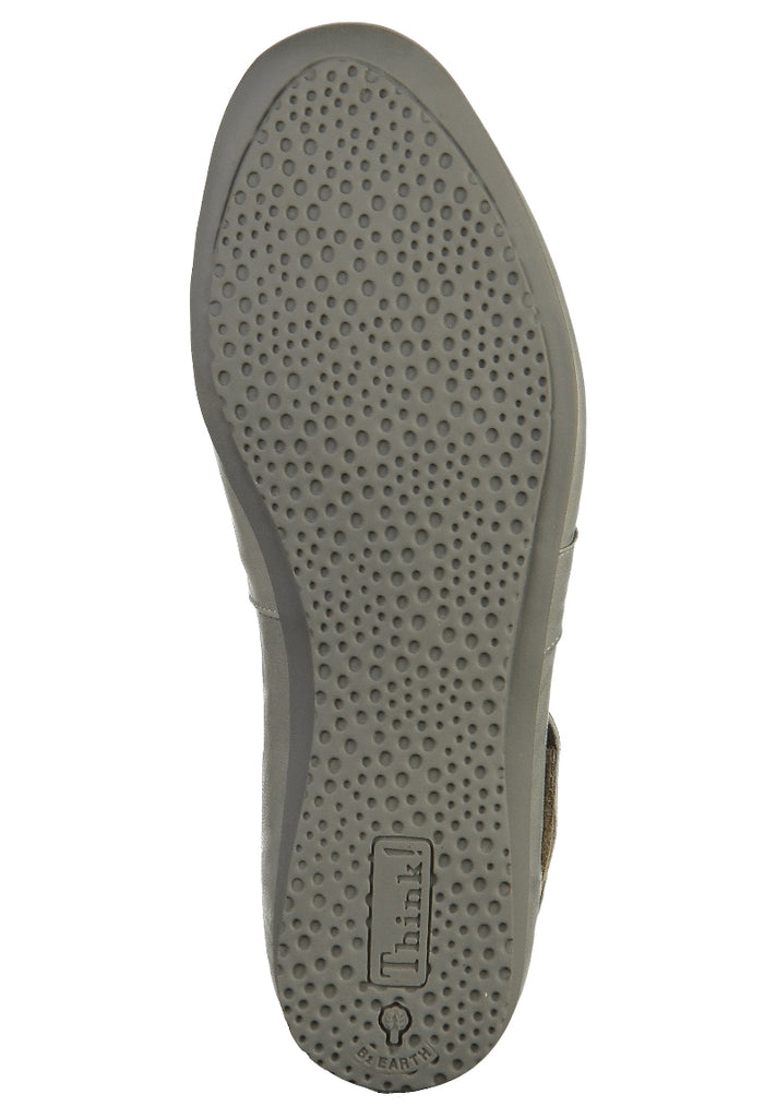 Think! Ballerinas Leder Grau - surf4shoes