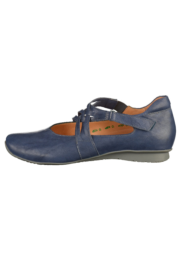 Think! Ballerinas Leder Jeans - surf4shoes