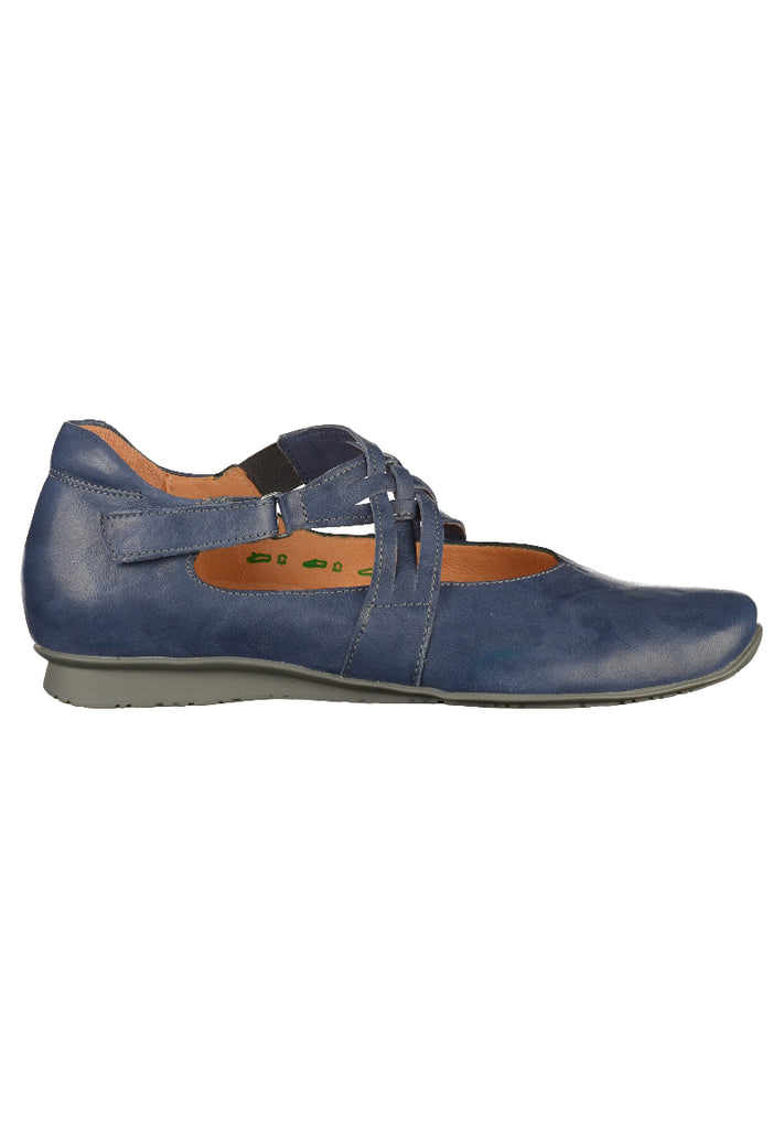 Think! Ballerinas Leder Jeans - surf4shoes