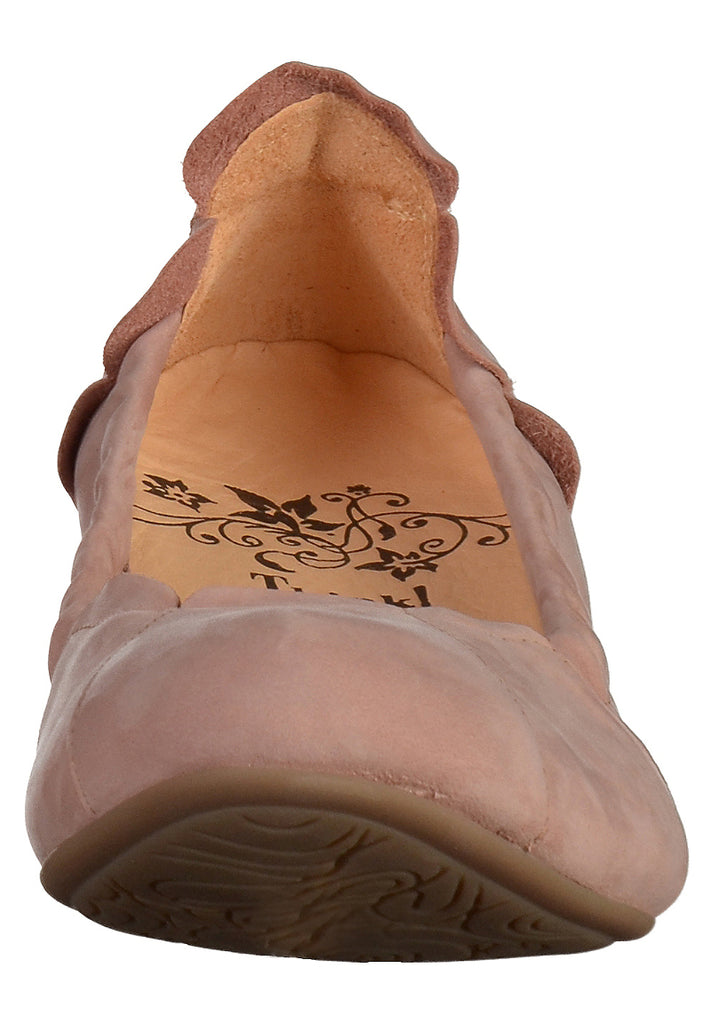 Think! Ballerinas Nubukleder Rosa - surf4shoes