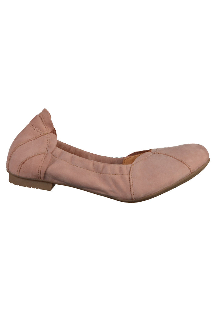 Think! Ballerinas Nubukleder Rosa - surf4shoes
