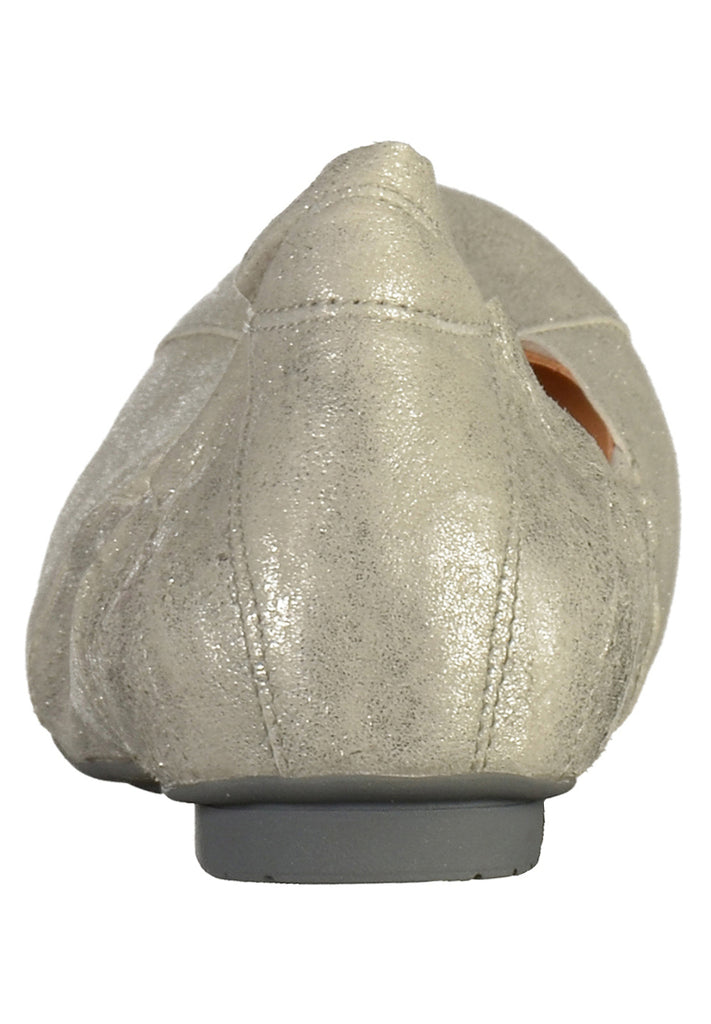 Think! Ballerinas Leder Silber - surf4shoes