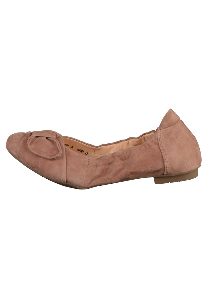 Think! Ballerinas Nubukleder Pink - surf4shoes