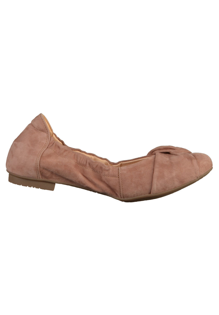 Think! Ballerinas Nubukleder Pink - surf4shoes