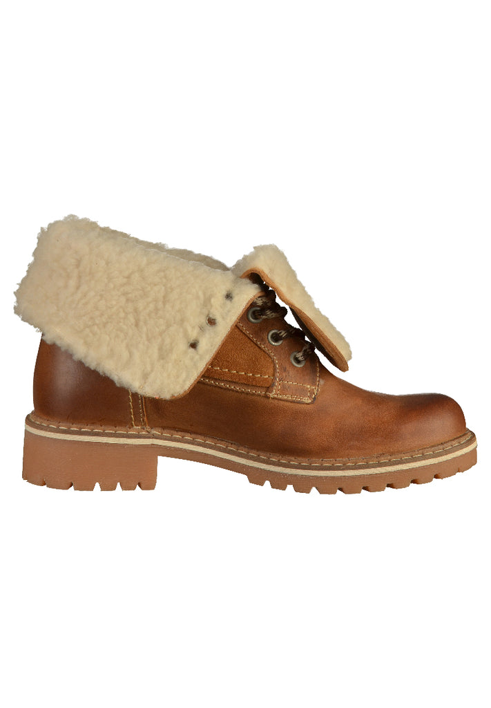 Mustang Stiefelette Leder Cognac - surf4shoes