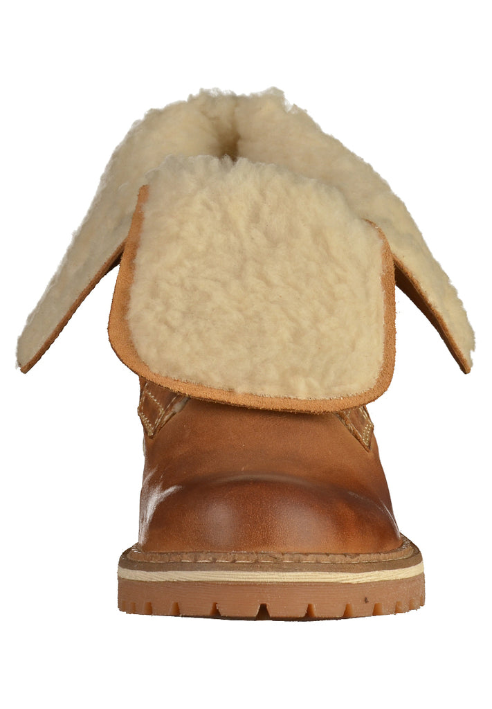 Mustang Stiefelette Leder Cognac - surf4shoes