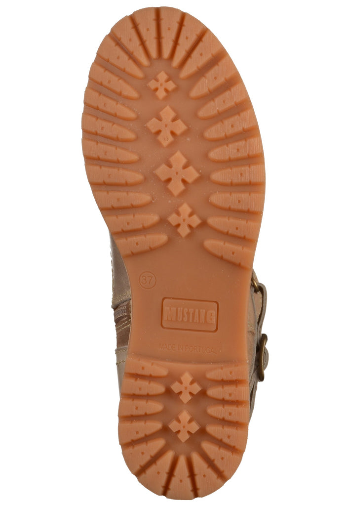 Mustang Stiefel Leder Beige - surf4shoes