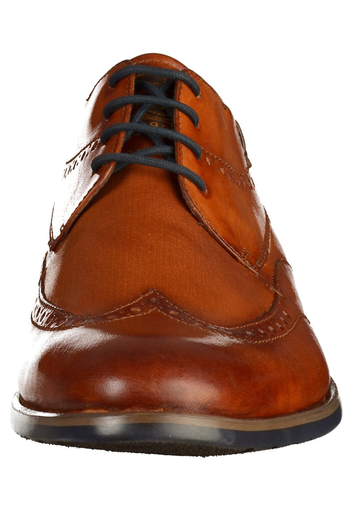 Bugatti Businessschuhe Glattleder Cognac - surf4shoes