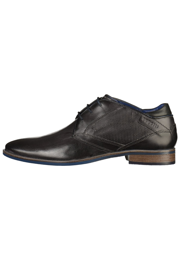 Bugatti Businessschuhe Leder Dunkelgrau - surf4shoes