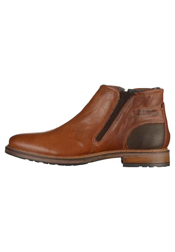 Bugatti Stiefelette Leder Cognac - surf4shoes