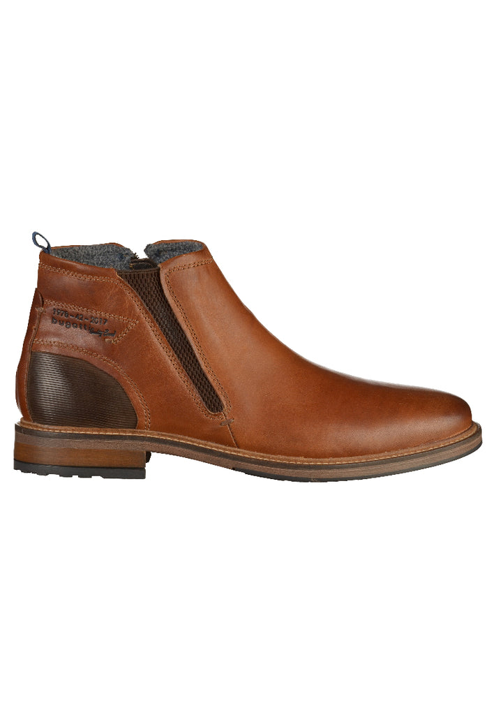 Bugatti Stiefelette Leder Cognac - surf4shoes