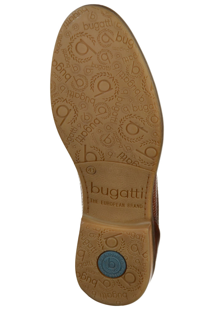 Bugatti Businessschuhe Glattleder Cognac - surf4shoes