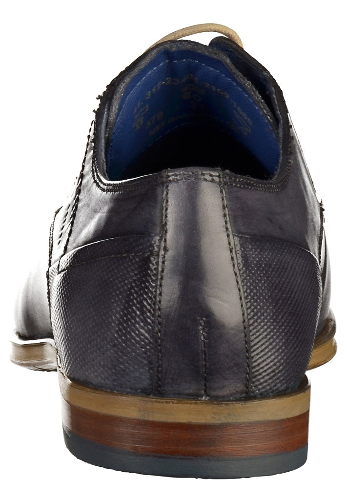 Bugatti Halbschuhe Glattleder Grau - surf4shoes