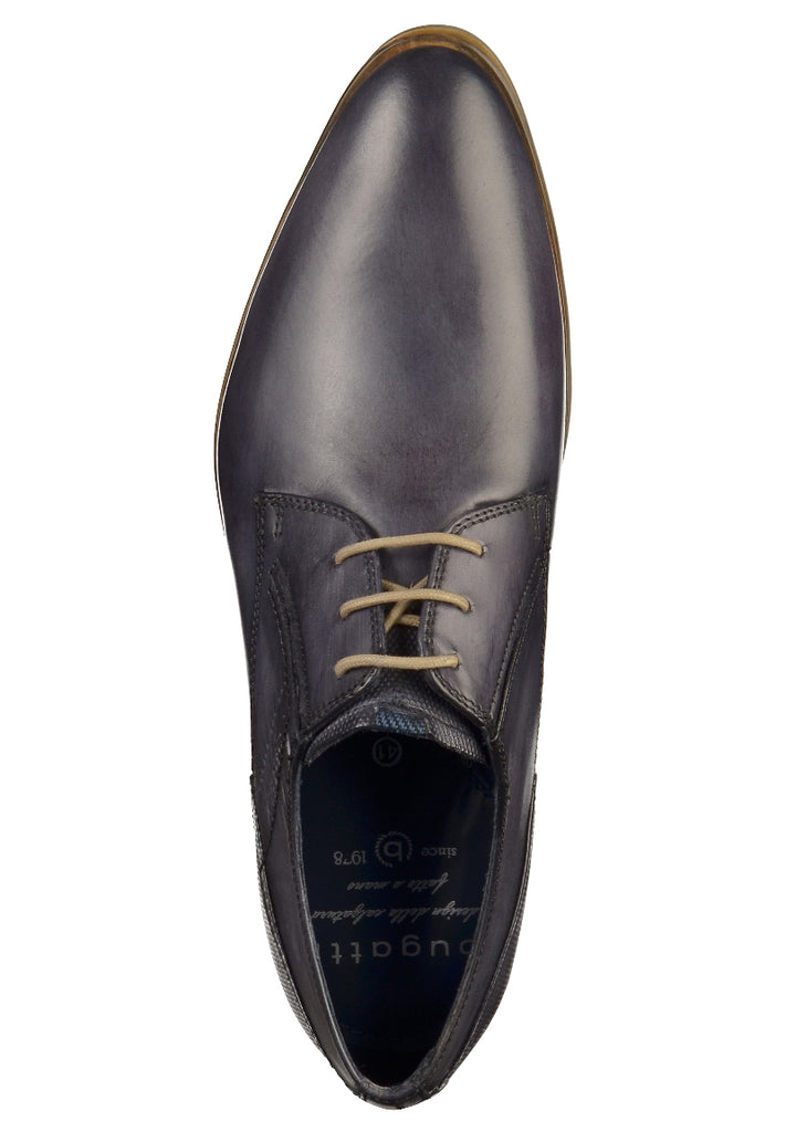 Bugatti Halbschuhe Glattleder Grau - surf4shoes