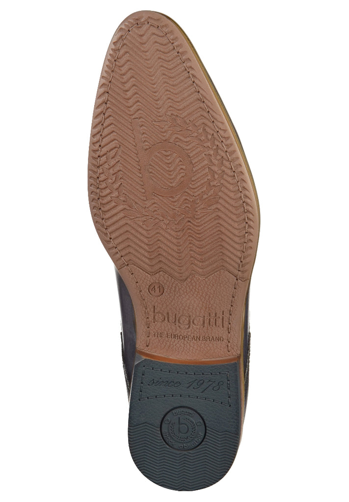 Bugatti Halbschuhe Glattleder Grau - surf4shoes