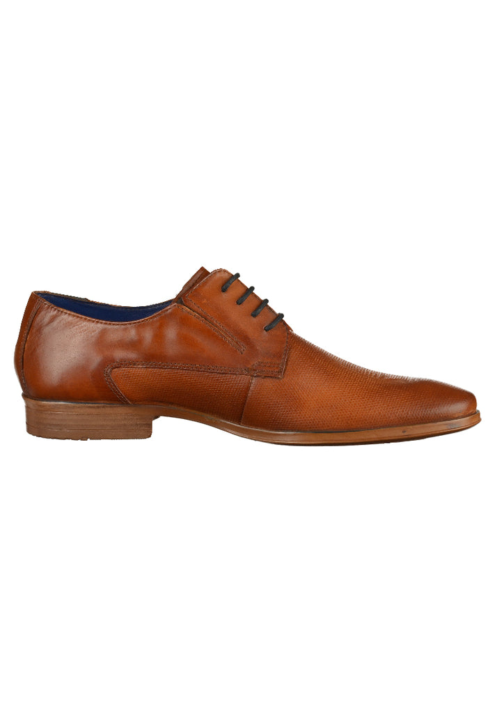 Bugatti Businessschuhe Glattleder Cognac - surf4shoes