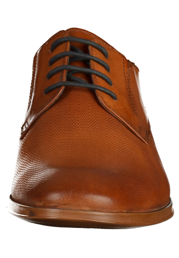 Bugatti Businessschuhe Glattleder Cognac - surf4shoes