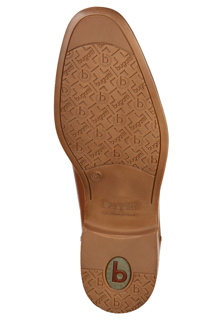 Bugatti Businessschuhe Glattleder Cognac - surf4shoes