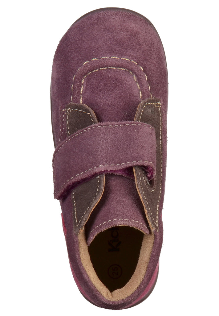 Kickers Halbschuhe Leder Violett - surf4shoes
