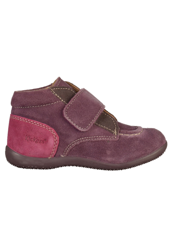 Kickers Halbschuhe Leder Violett - surf4shoes